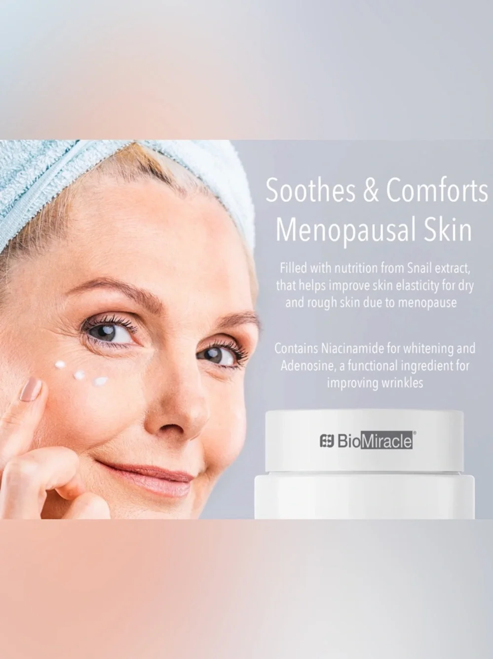 BioMiracle | Menopause Skincare Nourishing Cream | Aging Moisturizing Unisex NWT
